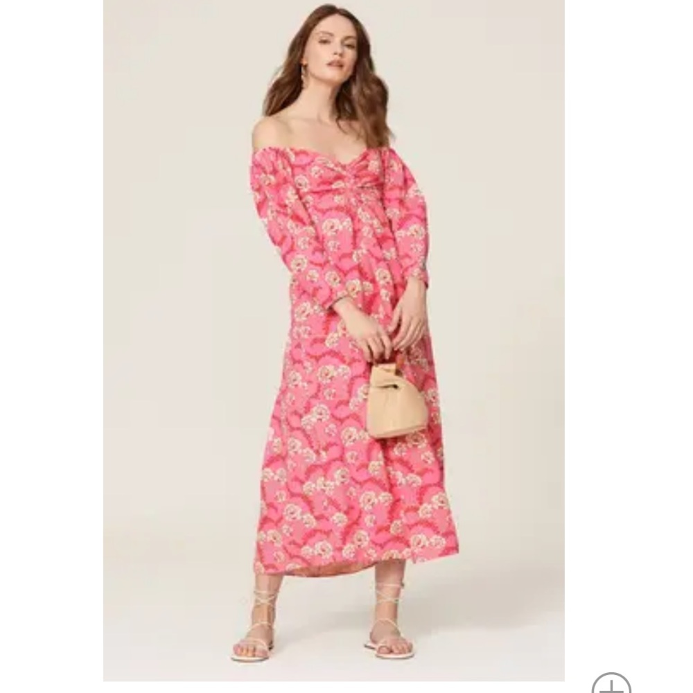ALC Calley pink floral dress size 14 womens